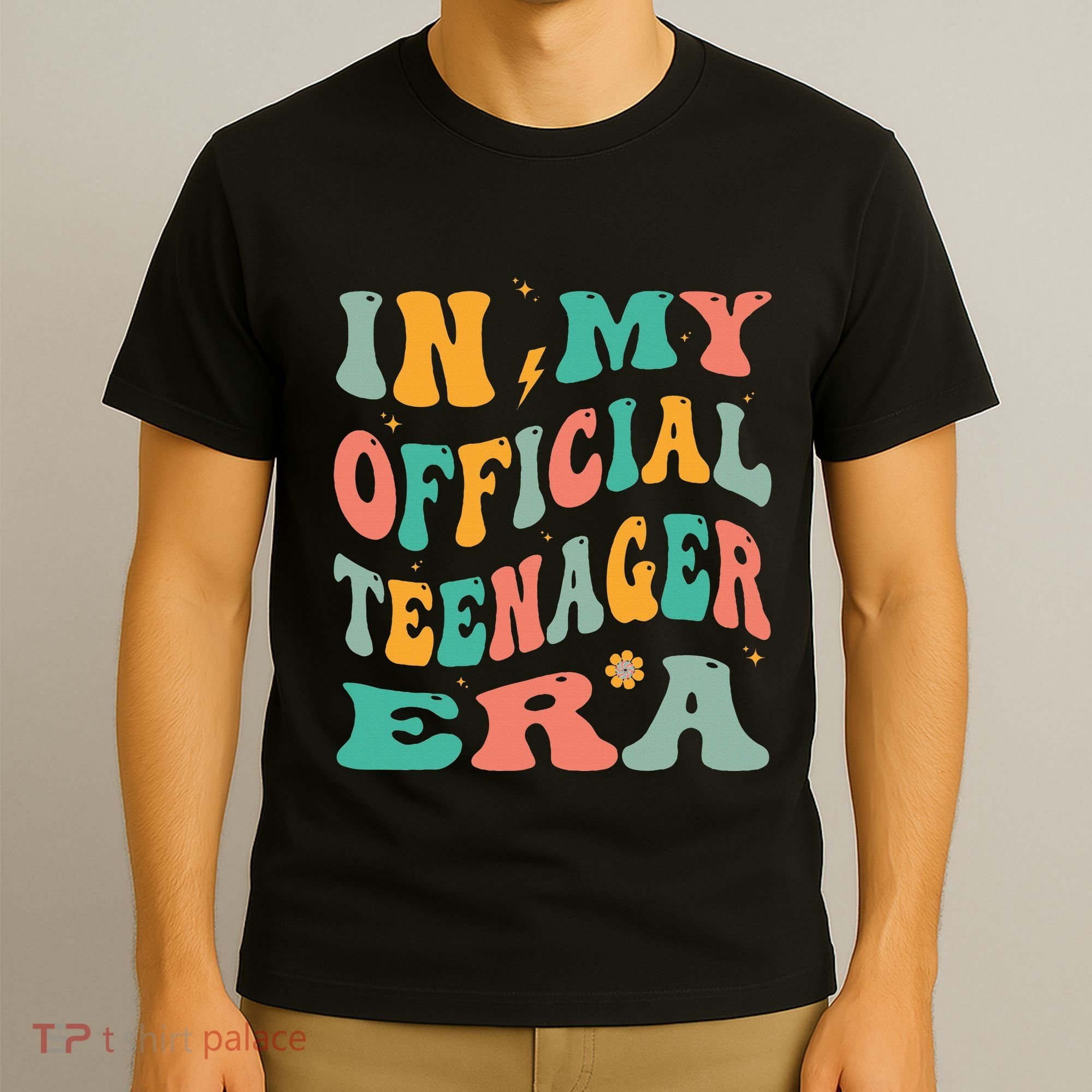 In My Teenager Era Groovy 13th Birthday T-Shirt