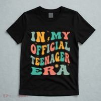 In My Teenager Era Groovy 13th Birthday T-Shirt thumb 5