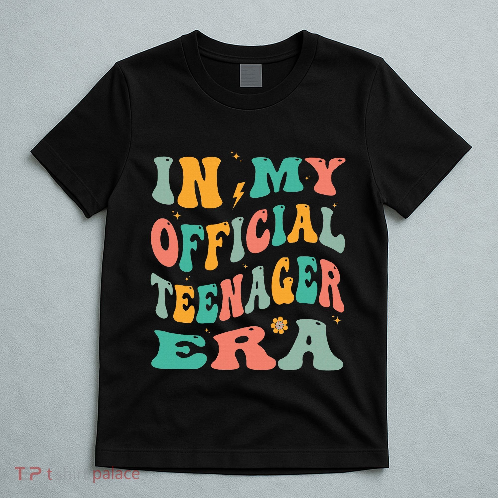 In My Teenager Era Groovy 13th Birthday T-Shirt