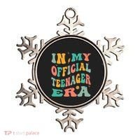 In My Teenager Era Groovy 13th Birthday Ornament thumb 0