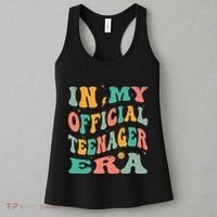 In My Teenager Era Groovy 13th Birthday Women's Tank Top thumb 3