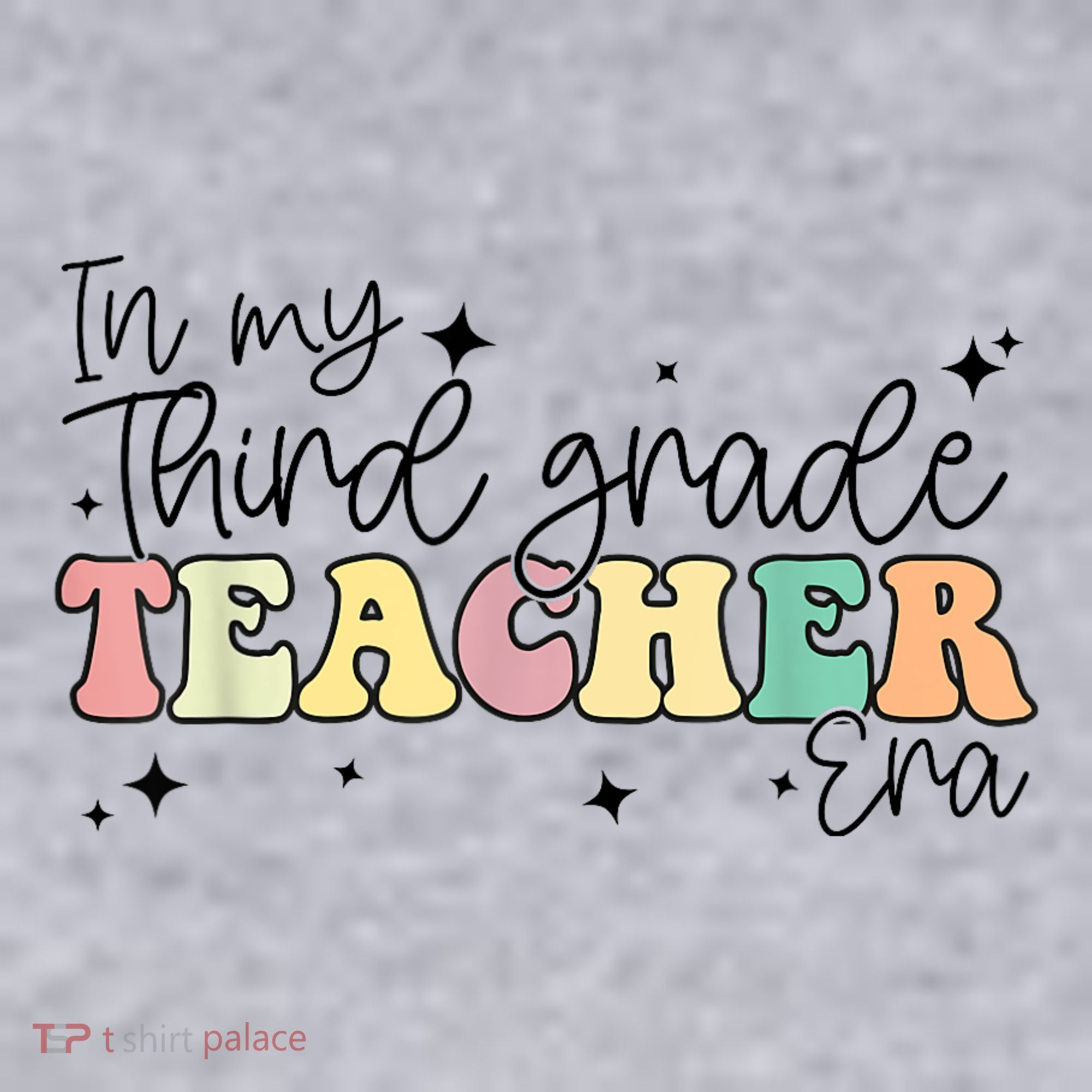 In My Third Grade Teacher Era Back To School 3rd Grade Retro Women's Sweatshirt