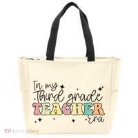 In My Third Grade Teacher Era Back To School 3rd Grade Retro Tote Bag thumb 0