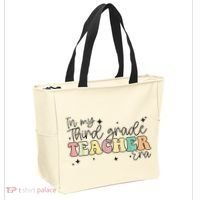 In My Third Grade Teacher Era Back To School 3rd Grade Retro Tote Bag thumb 2