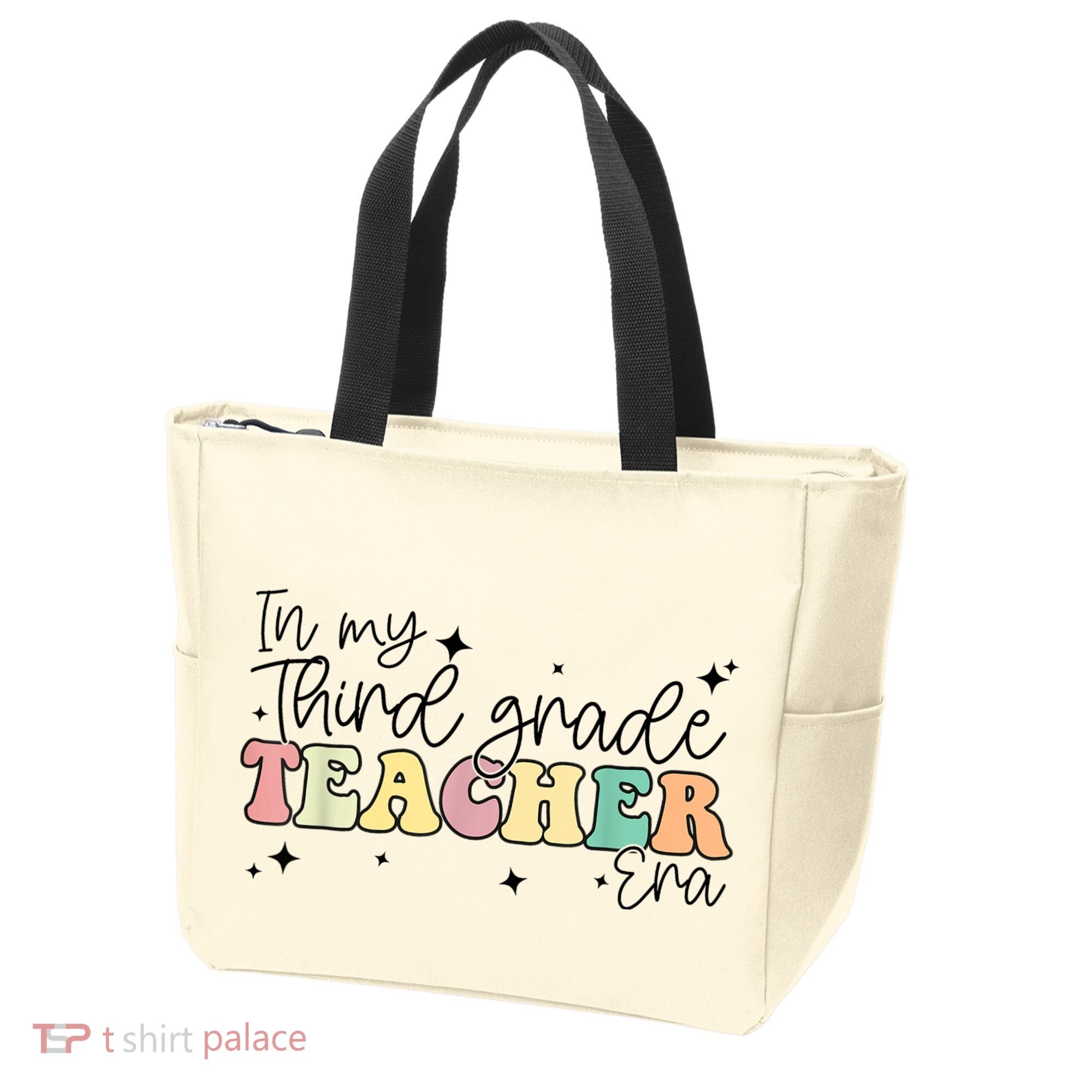 In My Third Grade Teacher Era Back To School 3rd Grade Retro Tote Bag