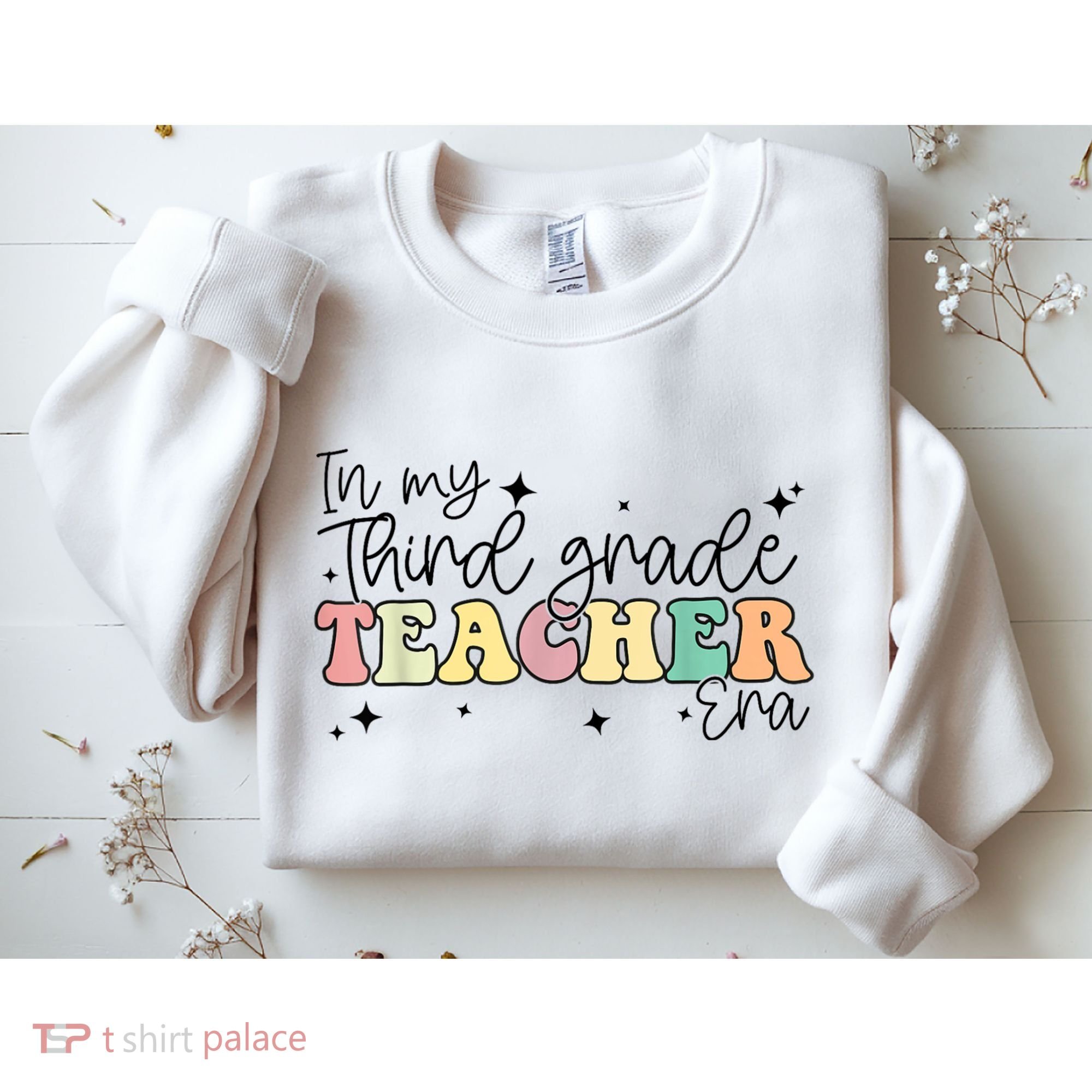 In My Third Grade Teacher Era Back To School 3rd Grade Retro Sweatshirt