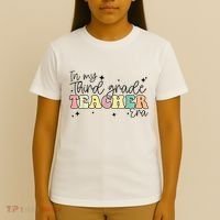 In My Third Grade Teacher Era Back To School 3rd Grade Retro T-Shirt thumb 4