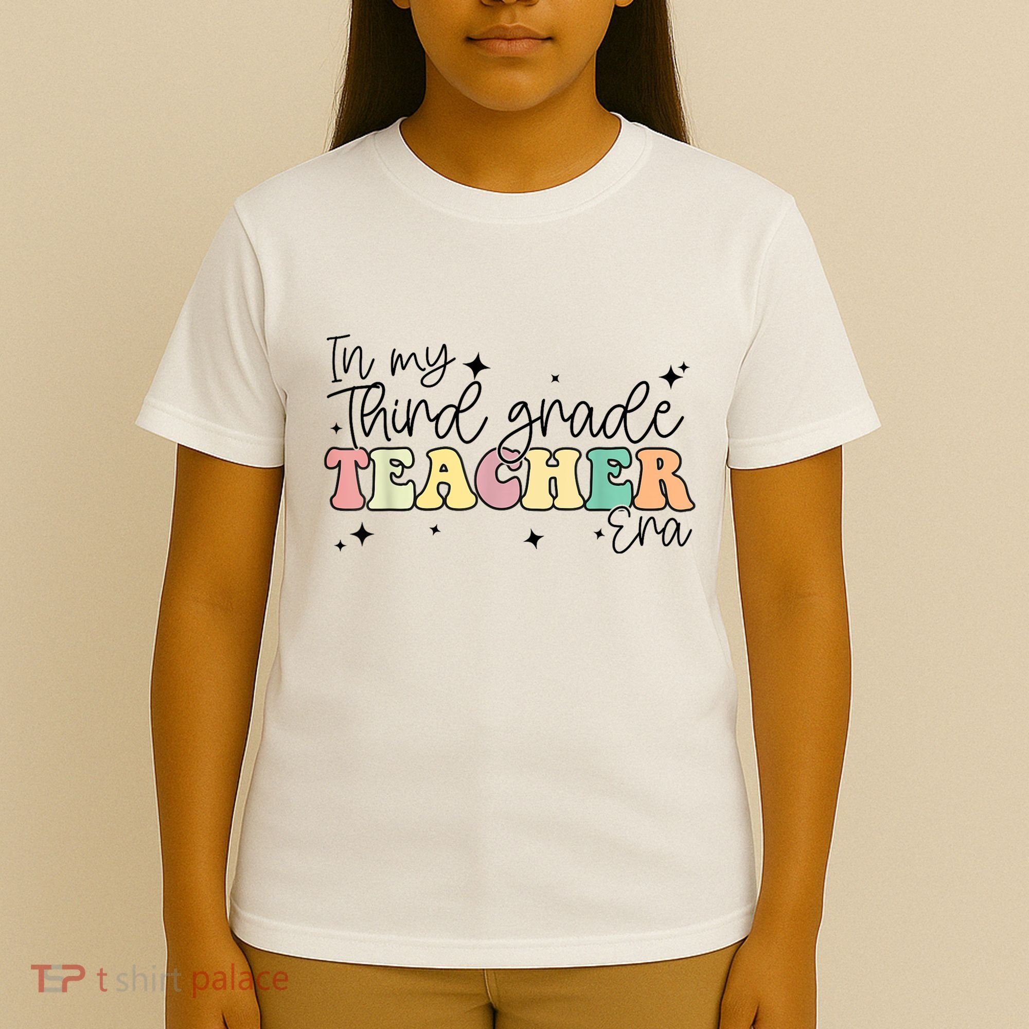 In My Third Grade Teacher Era Back To School 3rd Grade Retro T-Shirt