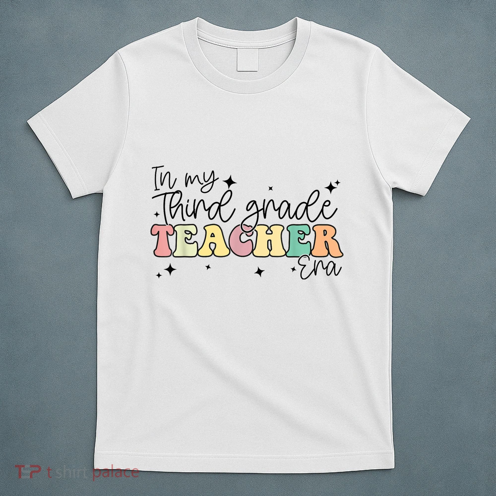 In My Third Grade Teacher Era Back To School 3rd Grade Retro T-Shirt