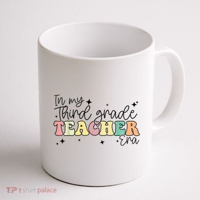 In My Third Grade Teacher Era Back To School 3rd Grade Retro Coffee Mug back