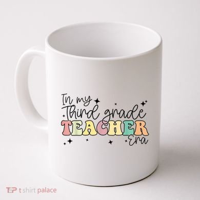 In My Third Grade Teacher Era Back To School 3rd Grade Retro Coffee Mug