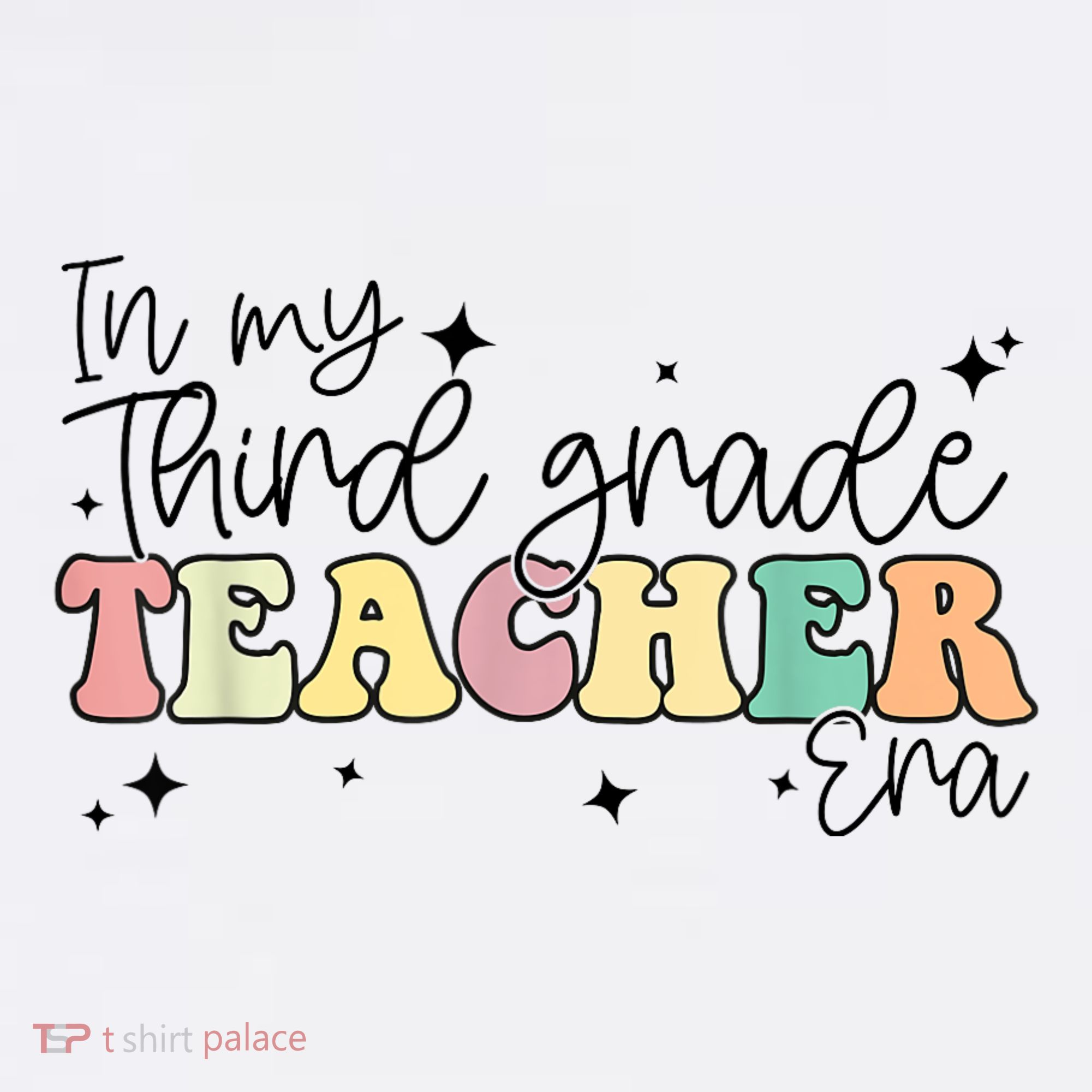 In My Third Grade Teacher Era Back To School 3rd Grade Retro Women's Hoodie