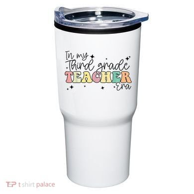 In My Third Grade Teacher Era Back To School 3rd Grade Retro Tumbler