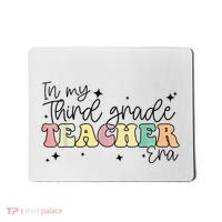 In My Third Grade Teacher Era Back To School 3rd Grade Retro Mousepad thumb 0