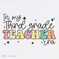 In My Third Grade Teacher Era Back To School 3rd Grade Retro Mousepad thumb 1