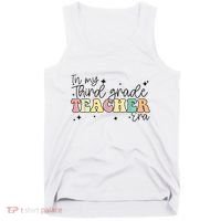 In My Third Grade Teacher Era Back To School 3rd Grade Retro Tank Top thumb 0