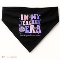 In My Teacher Era Sixth Grade Version 6th Grade Teacher Era USA-Made Doggie Bandana thumb 0