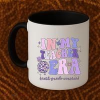In My Teacher Era Sixth Grade Version 6th Grade Teacher Era Coffee Mug thumb 2