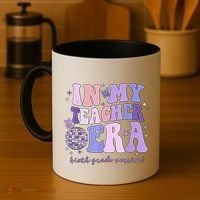 In My Teacher Era Sixth Grade Version 6th Grade Teacher Era Coffee Mug thumb 4