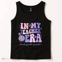 In My Teacher Era Sixth Grade Version 6th Grade Teacher Era Tank Top thumb 2