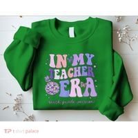 In My Teacher Era Sixth Grade Version 6th Grade Teacher Era Sweatshirt thumb 2