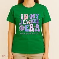 In My Teacher Era Sixth Grade Version 6th Grade Teacher Era T-Shirt thumb 4