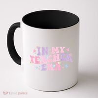 In My Teacher Era Back To School In My Teaching Era Pink Coffee Mug thumb 0