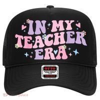 In My Teacher Era Back To School In My Teaching Era Pink Hat thumb 0