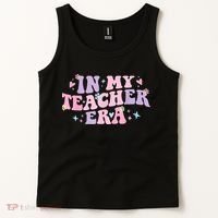 In My Teacher Era Back To School In My Teaching Era Pink Tank Top thumb 2