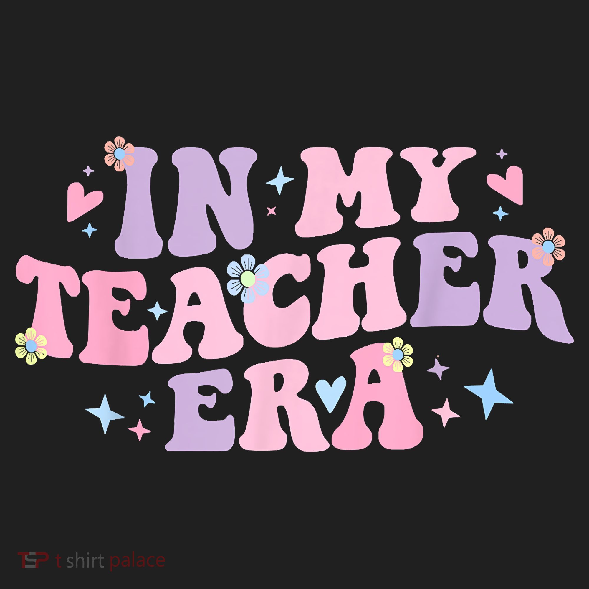 In My Teacher Era Back To School In My Teaching Era Pink Golf Towel