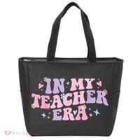 In My Teacher Era Back To School In My Teaching Era Pink Tote Bag thumb 0