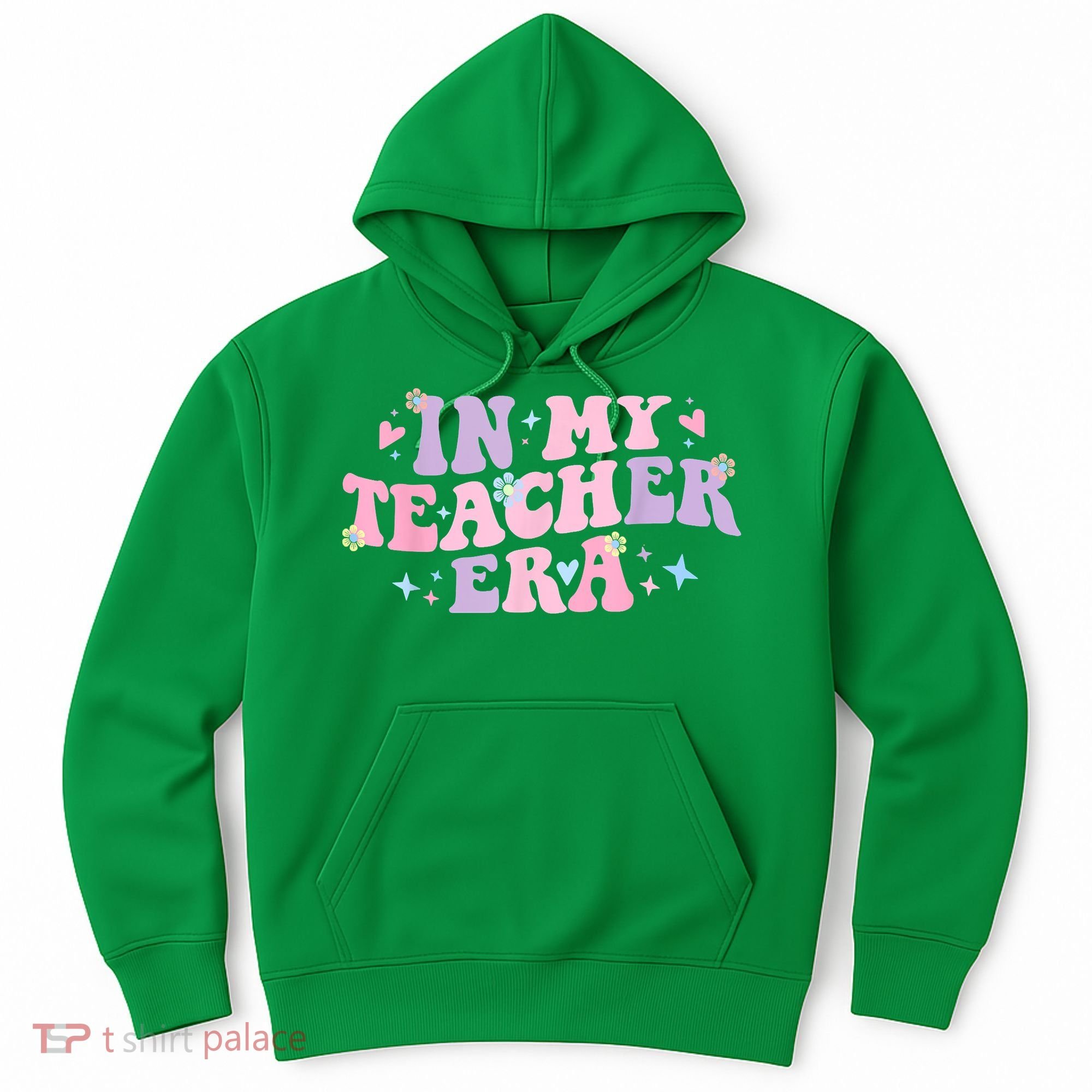 In My Teacher Era Back To School In My Teaching Era Pink Hoodie