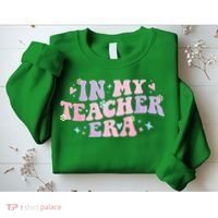 In My Teacher Era Back To School In My Teaching Era Pink Sweatshirt thumb 2