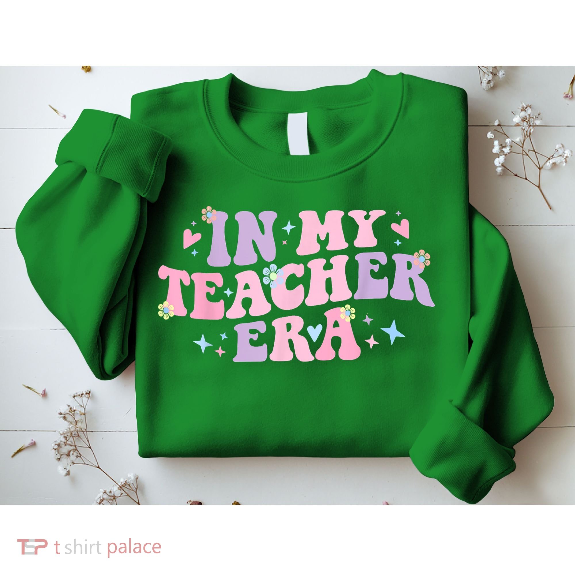In My Teacher Era Back To School In My Teaching Era Pink Sweatshirt