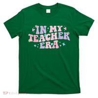 In My Teacher Era Back To School In My Teaching Era Pink T-Shirt thumb 0