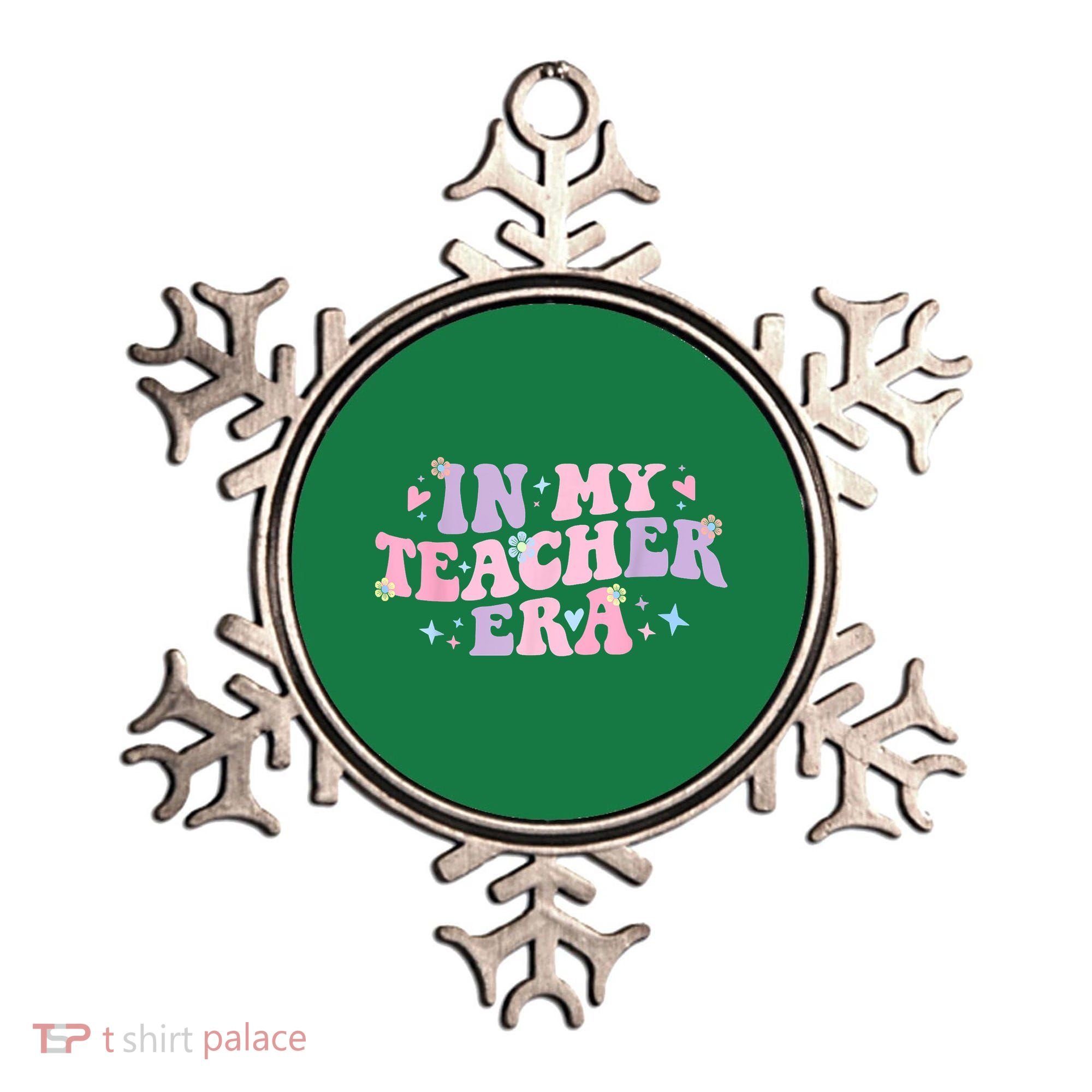In My Teacher Era Back To School In My Teaching Era Pink Ornament