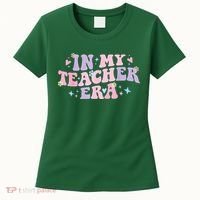 In My Teacher Era Back To School In My Teaching Era Pink Women's T-Shirt thumb 0