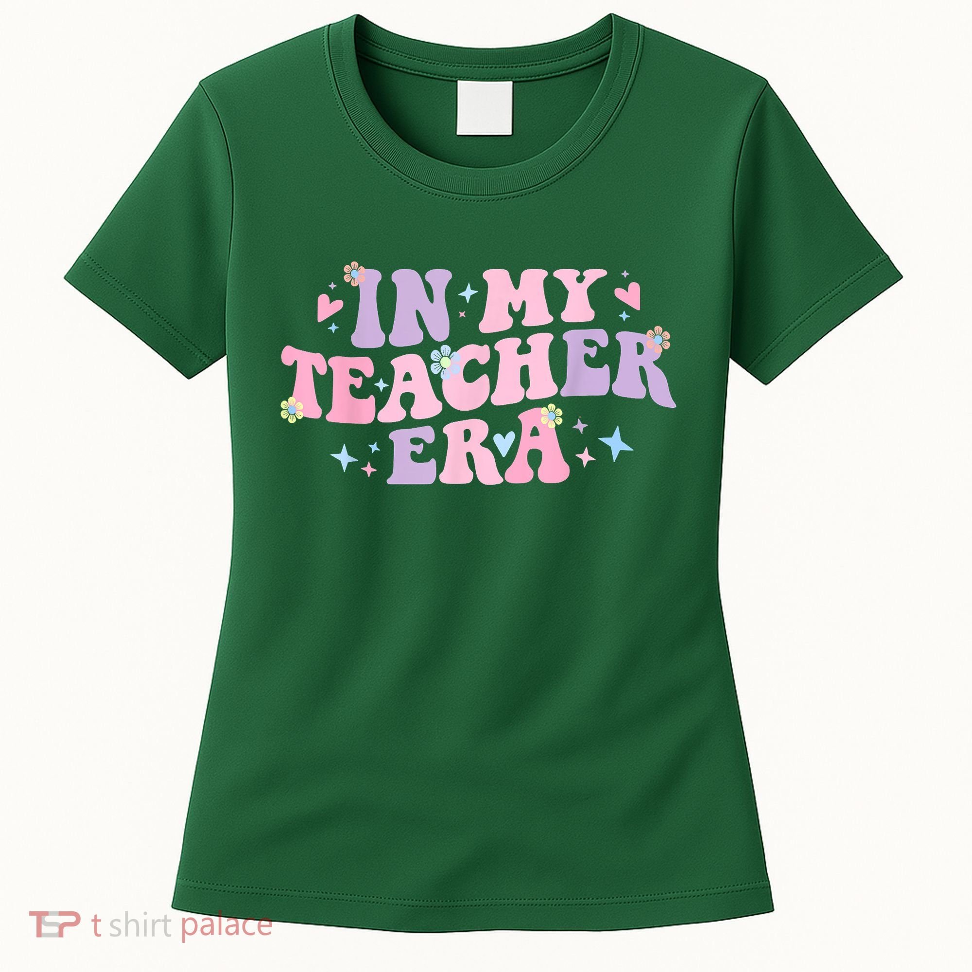 In My Teacher Era Back To School In My Teaching Era Pink Women's T-Shirt
