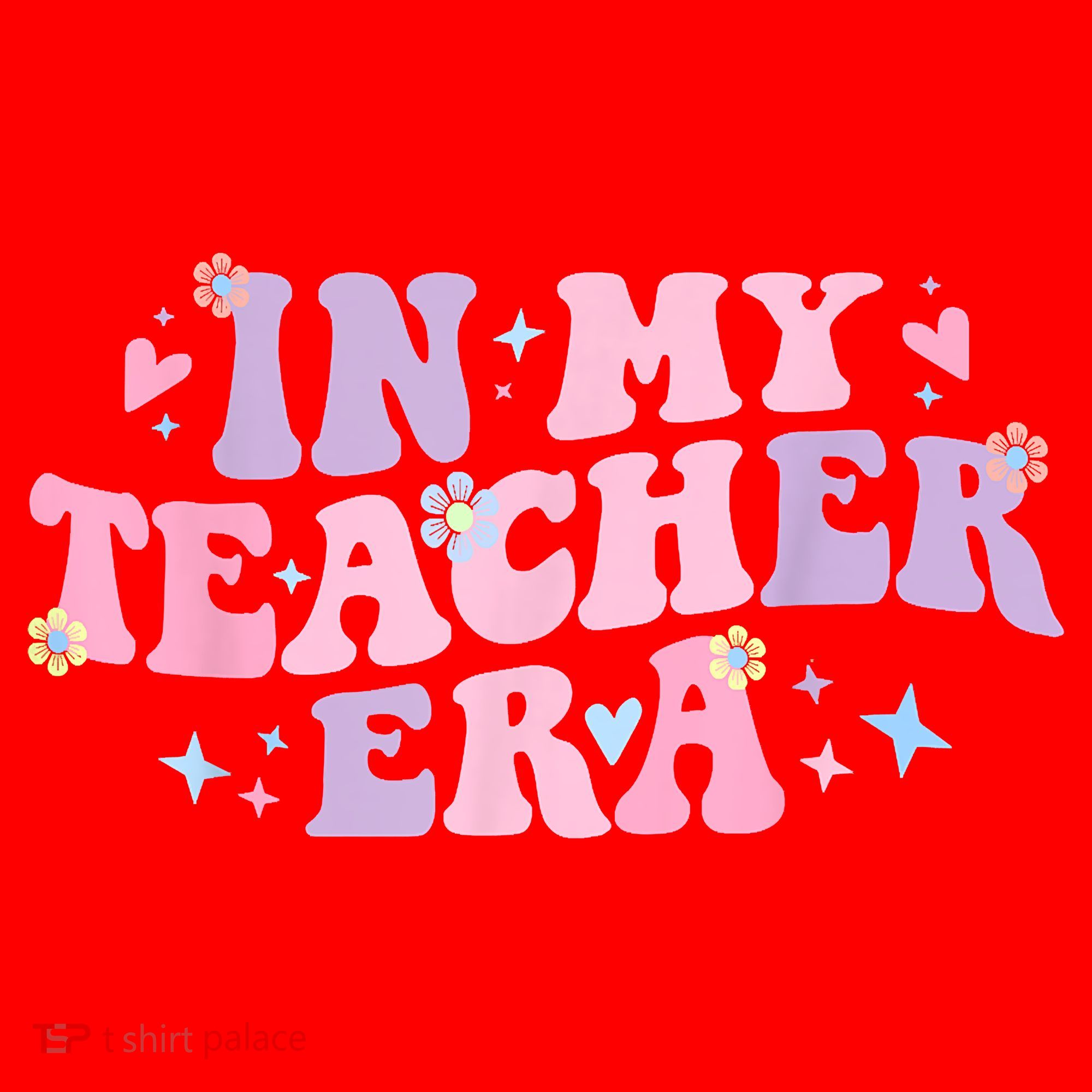 In My Teacher Era Back To School In My Teaching Era Pink Santa Hat