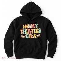 In My Thirties Era Groovy 30th Birthday 30S Hoodie thumb 0