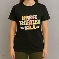 In My Thirties Era Groovy 30th Birthday 30S T-Shirt thumb 4