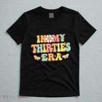 In My Thirties Era Groovy 30th Birthday 30S T-Shirt thumb 5