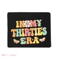 In My Thirties Era Groovy 30th Birthday 30S Mousepad thumb 0