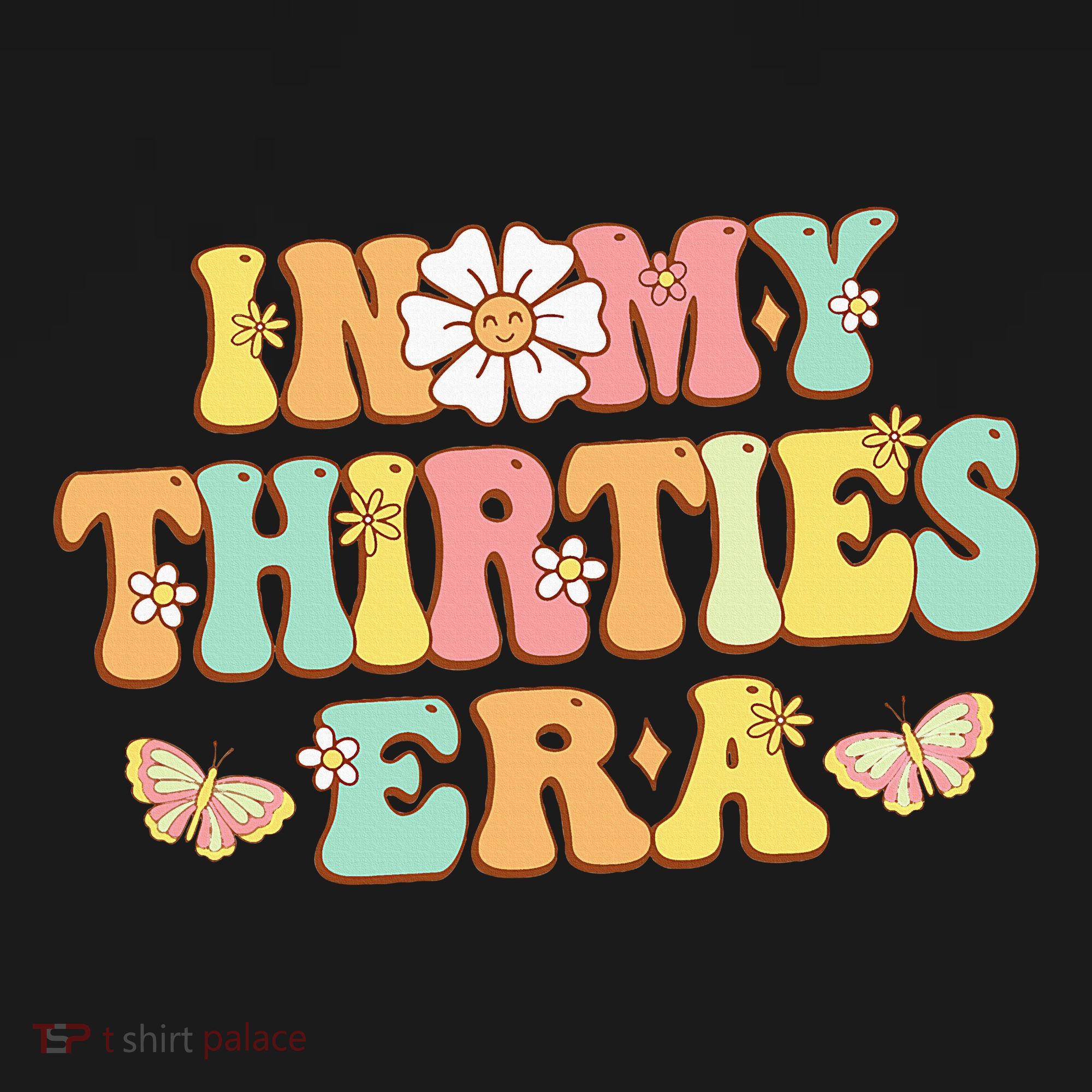 In My Thirties Era Groovy 30th Birthday 30S Women's Tank Top