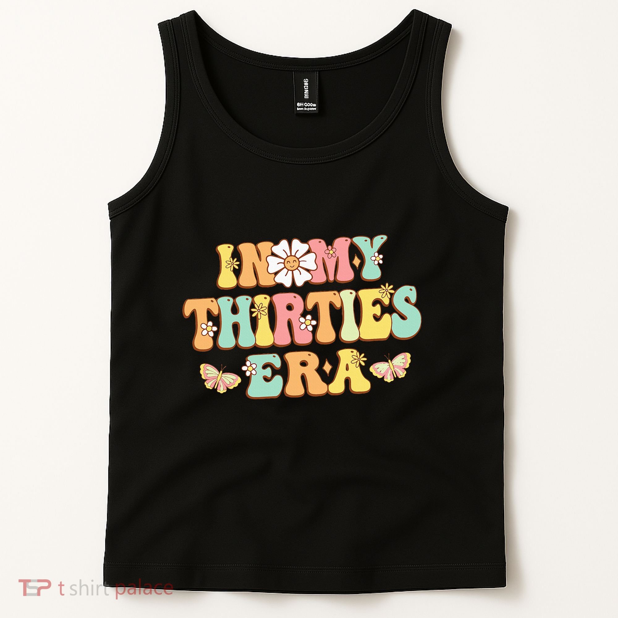 In My Thirties Era Groovy 30th Birthday 30S Tank Top