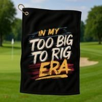 In My Too Big To Rig Era Golf Towel thumb 1