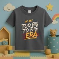 In My Too Big To Rig Era Toddler T-Shirt thumb 3