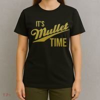 It's Mullet Time, Funny Redneck Mullet T-Shirt thumb 4