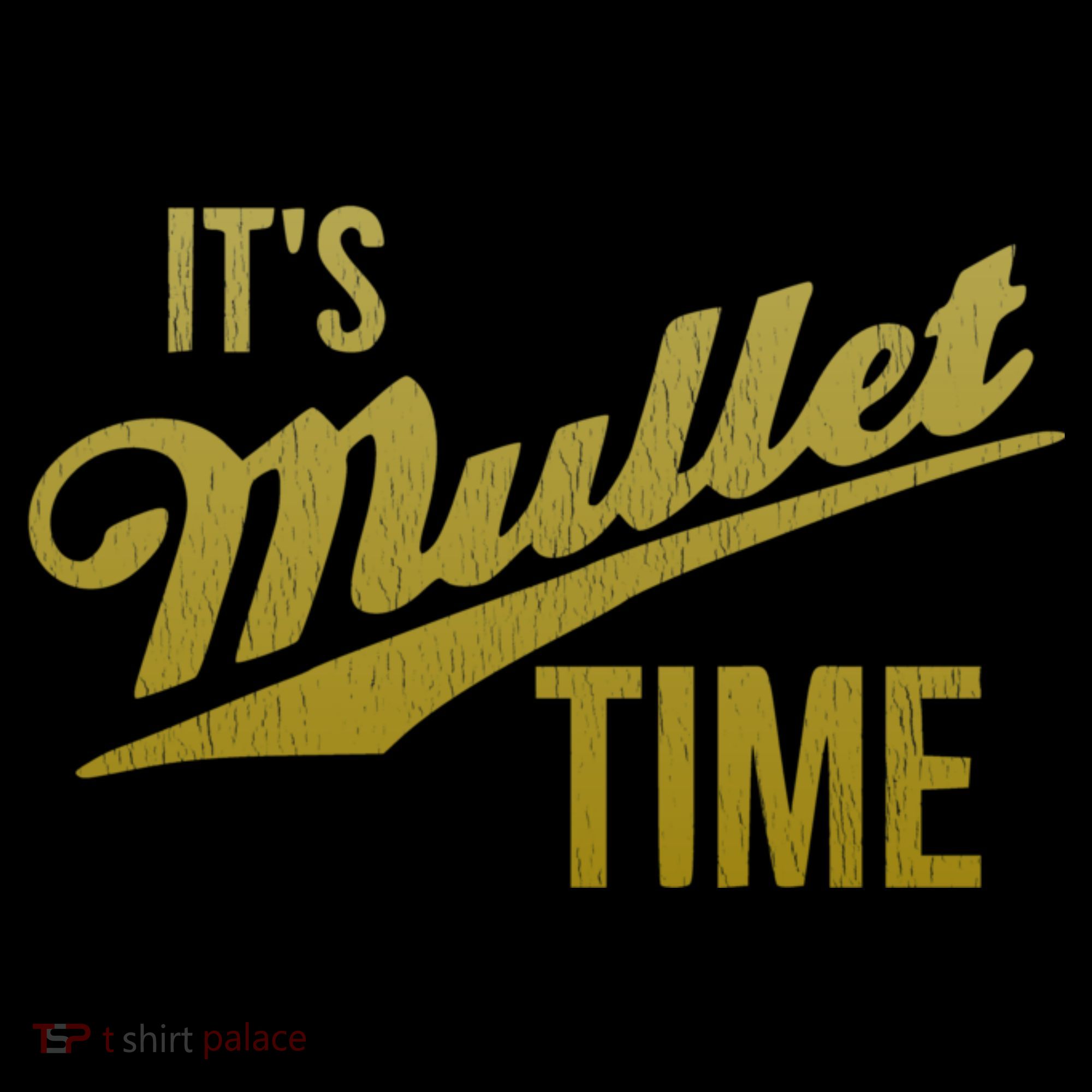 It's Mullet Time, Funny Redneck Mullet Mousepad
