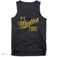 It's Mullet Time, Funny Redneck Mullet Tank Top thumb 0